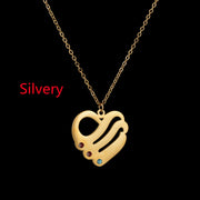 18k Gold Stainless Steel Heart-shaped Pendant – Jewelry Gift Ideas — 9