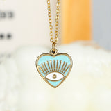 Fashion Love Oil Dripping Eyes Stainless Steel – Jewelry Gift Ideas — 15