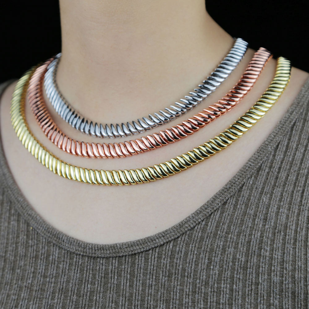 High Glossy Zircon-free Snake Chain – Meaningful Gifts — 1