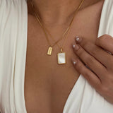 Square Round Versatile Simple Necklace – Jewelry Gift Ideas — 5