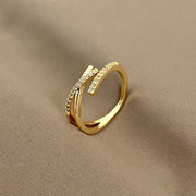 Double Layer Zircon Female Simple Ring Opening – Gifts for Her — 5