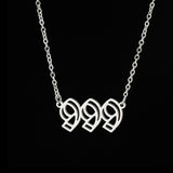 Fashion Vintage Double Cutout Number Necklace – Jewelry Gift Ideas — 5