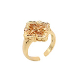 Vintage Style Elegant S925 Silver Gold-plated Hollow – Stylish Gifts — 5
