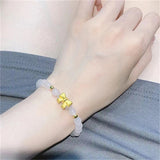 14k Gold Bow And Tian Qingyu Bracelet – Jewelry Gift Ideas — 2
