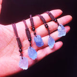 Natural Aquamarine Rough Stone Pendant – Jewelry Gift Ideas — 3