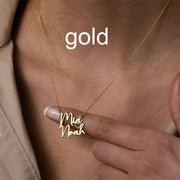 DIY Double Name Letter Stainless Steel Necklace – Jewelry Gift Ideas — 8