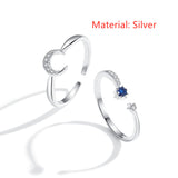 Adjustable Opening Of Star And Moon Ring – Stylish Gifts — 2