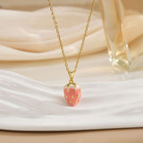 Women's Fashion Trendy Strawberry Cute Necklace – Jewelry Gift Ideas — 4