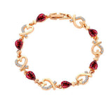 Hollow Love Bracelet With Rhinestones Fashion – Jewelry Gift Ideas — 2
