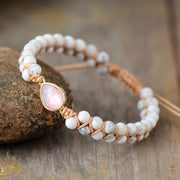 Double Layer Aquatic Onyx Rhododendron Bracelet – Jewelry Gift Ideas — 4
