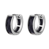 Sterling Silver Amethyst Sand Ear Clip Niche Hip Hop – Stylish Gifts — 8