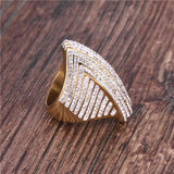 Women's Clay Full Diamond Ring Titanium Steel – Gifts for Her — 7