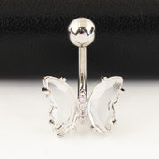 Short Titanium Steel Zircon Small Butterfly – Small Gift Ideas — 3