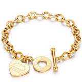 Heart-shaped Stainless Steel Heart-shaped – Jewelry Gift Ideas — 5