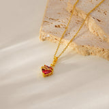 Gold Love Chain Stainless Steel Necklace – Jewelry Gift Ideas — 5