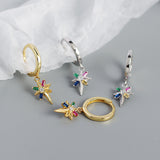 Eight-pointed Star Colored Metal Wind Ear Buckle – Gift Ideas — 6