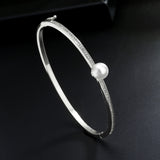 Inlaid Pearl Bracelet Women's Fashion Simple – Stylish Gifts — 5