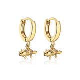 18K Copper Plated Micropaved Zircon Earrings – Stylish Gifts — 10