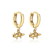 18K Copper Plated Micropaved Zircon Earrings – Stylish Gifts — 10
