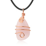 Irregular Stone Winding Drop Pendant Necklace – Jewelry Gift Ideas — 7