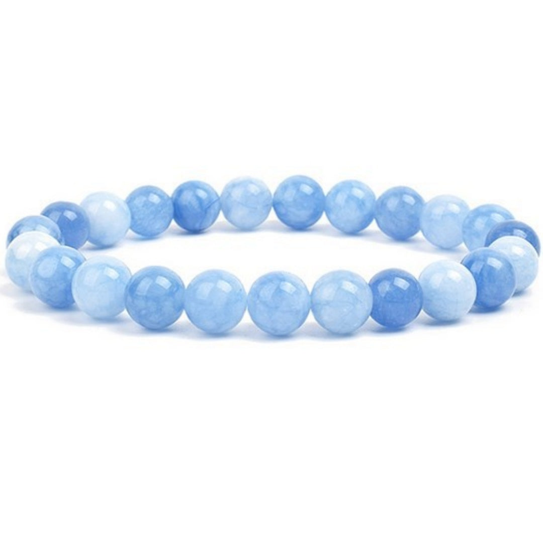 Unisex 8mm Yoga DIY Agate Beads Bracelet – Jewelry Gift Ideas — 1