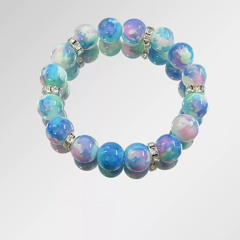 Oil Painting Style Women's New Bracelet Blue Purple – Stylish Gifts — 1