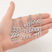 Fashion Vintage Double Cutout Number Necklace – Jewelry Gift Ideas — 1