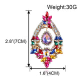 Alloy Diamond Marquise Flower Stud Women's Earrings – Gifts for Her — 5