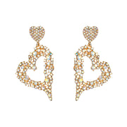 Geometric Heart Shaped Earrings Alloy – Special Occasion Gifts — 4
