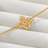 Women's Hollow Four-leaf Clover Stainless Steel – Jewelry Gift Ideas — 5