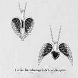 Angel Wings Heart Pendant Necklace Women – Jewelry Gift Ideas — 3
