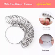UK Size And US Size Finger Metal Ring Measuring Ring – Stylish Gifts — 5