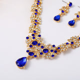 Diamond-encrusted Necklace And Earrings Set – Jewelry Gift Ideas — 3