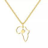 Personalized Creative Gold Stainless Steel Africa – Jewelry Gift Ideas — 2