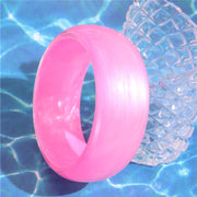 Colorful Acrylic Bracelet Irregular Round Resin – Jewelry Gift Ideas — 4