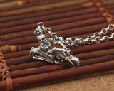 S925 Sterling Silver Fashion Vintage Punk Style Skull – Stylish Gifts — 2