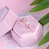 Natural Sky Blue Topaz Flower Ring – Unique Gift Ideas — 1
