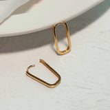 Geometric Earrings Trendy Sterling Silver 14k Gold – Useful Gifts — 5