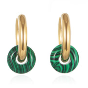 18K Gold Titanium Steel Pearl Earrings – Practical Gifts — 5