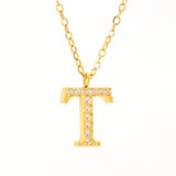Stainless Steel Diamond-filled 26 English Letter – Jewelry Gift Ideas — 7