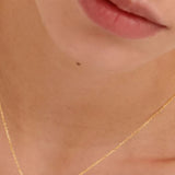 Square Colored Diamond Necklace – Jewelry Gift Ideas — 1