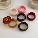 Unique Design Colorfast Translucent Color Wide – Jewelry Gift Ideas — 4