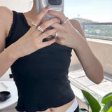Heavy Industry Small Balls XINGX Glossy Ring Women's – Stylish Gifts — 3