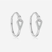 S925 Sterling Silver Simple Necklace Bracelet Ear – Jewelry Gift Ideas — 5