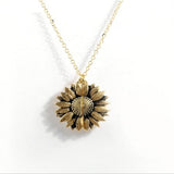 Flower-shaped Necklace Alloy Flower Sunflower – Jewelry Gift Ideas — 5