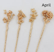 Antique Material Flower Season Hairpin – Stylish Gifts — 10