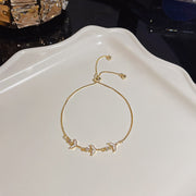 Versatile Zircon Flower Pearl Bracelet – Jewelry Gift Ideas — 7