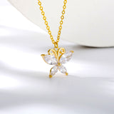 Butterfly Zircon Necklace Ladies Butterfly – Jewelry Gift Ideas — 3