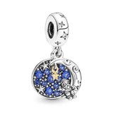 Bracelet Beads White Copper Star Moon Zircon – Jewelry Gift Ideas — 10