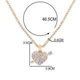 Exquisite Gift Jewelry Love Tennis Chain Necklace – Jewelry Gift Ideas — 10